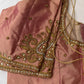 Dusty Rose Maggam Aari Embroidery Blouse