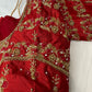 Red Maggam Aari Embroidery Blouse