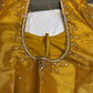Gold Maggam Aari Embroidery Blouse