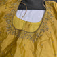 Gold Maggam Aari Embroidery Blouse