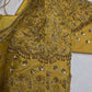 Gold Maggam Aari Embroidery Blouse