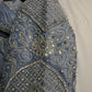 Blue Maggam Aari Embroidery Blouse