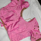 Pink Silk Maggam Aari Work Blouse
