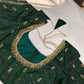 Green Silk Maggam Aari Work Blouse