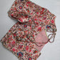 Pink Floral Multi Kalmakari Printed Silk Blouse