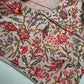 Pink Floral Multi Kalmakari Printed Silk Blouse