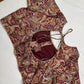 Maroon Multi Kalmakari Printed Silk Blouse