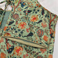 Green Multi Kalmakari Printed Silk Blouse