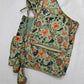 Green Multi Kalmakari Printed Silk Blouse