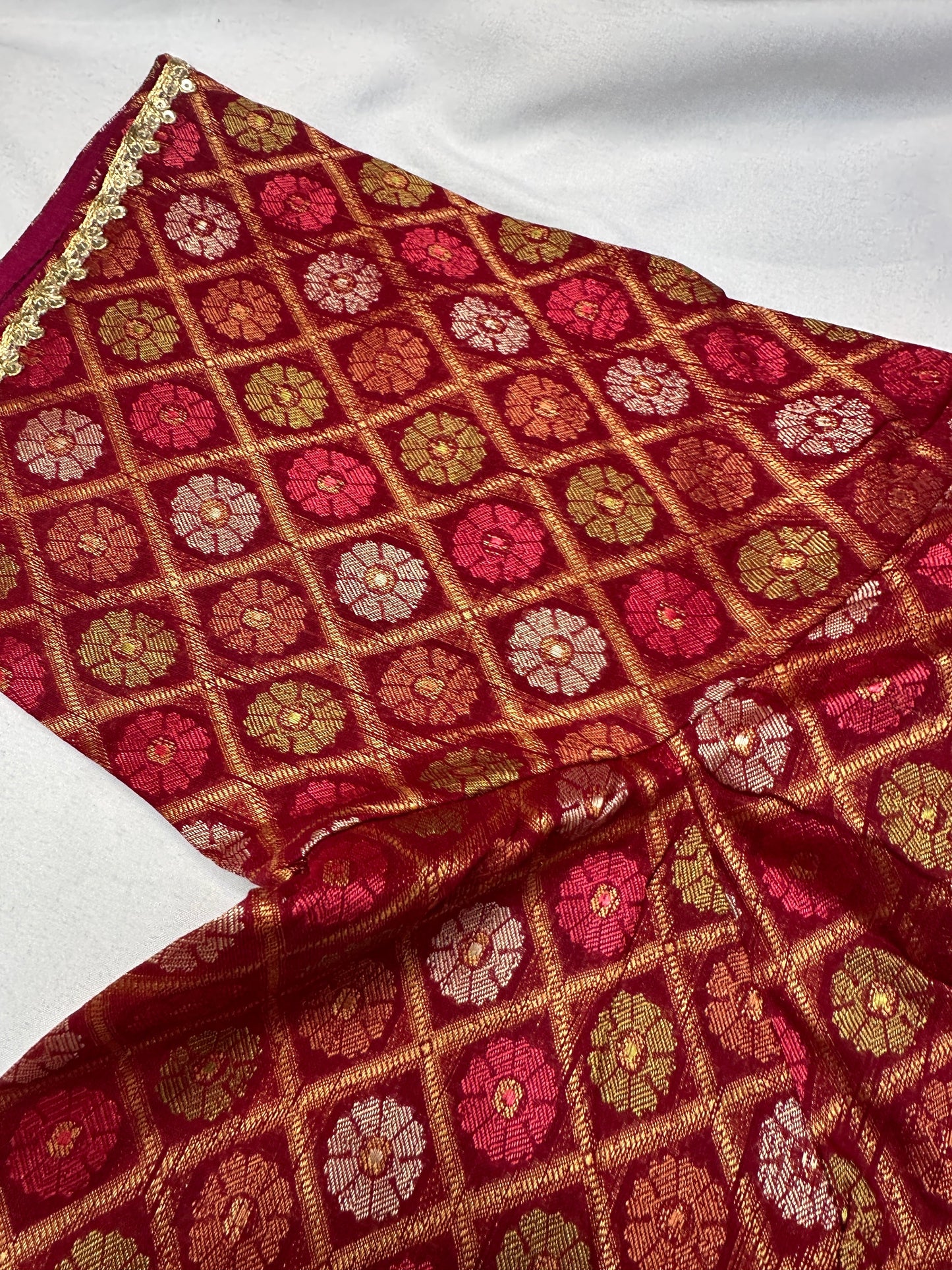 Red Banarsi Blouse