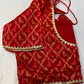 Red Banarsi Blouse