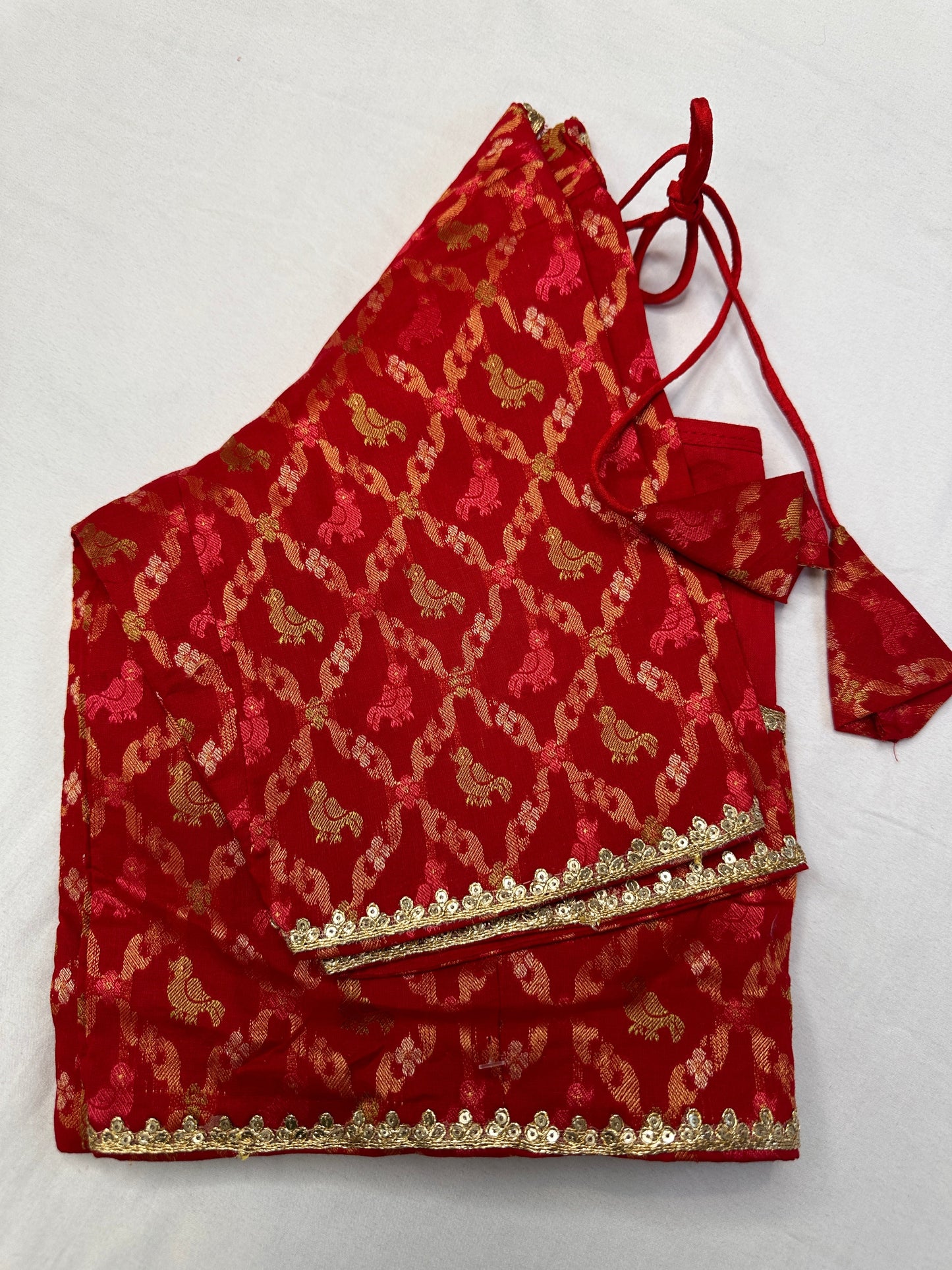 Red Banarsi Blouse