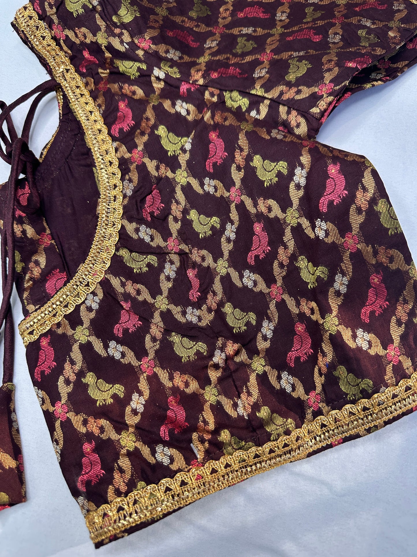 Brown Banarsi Blouse
