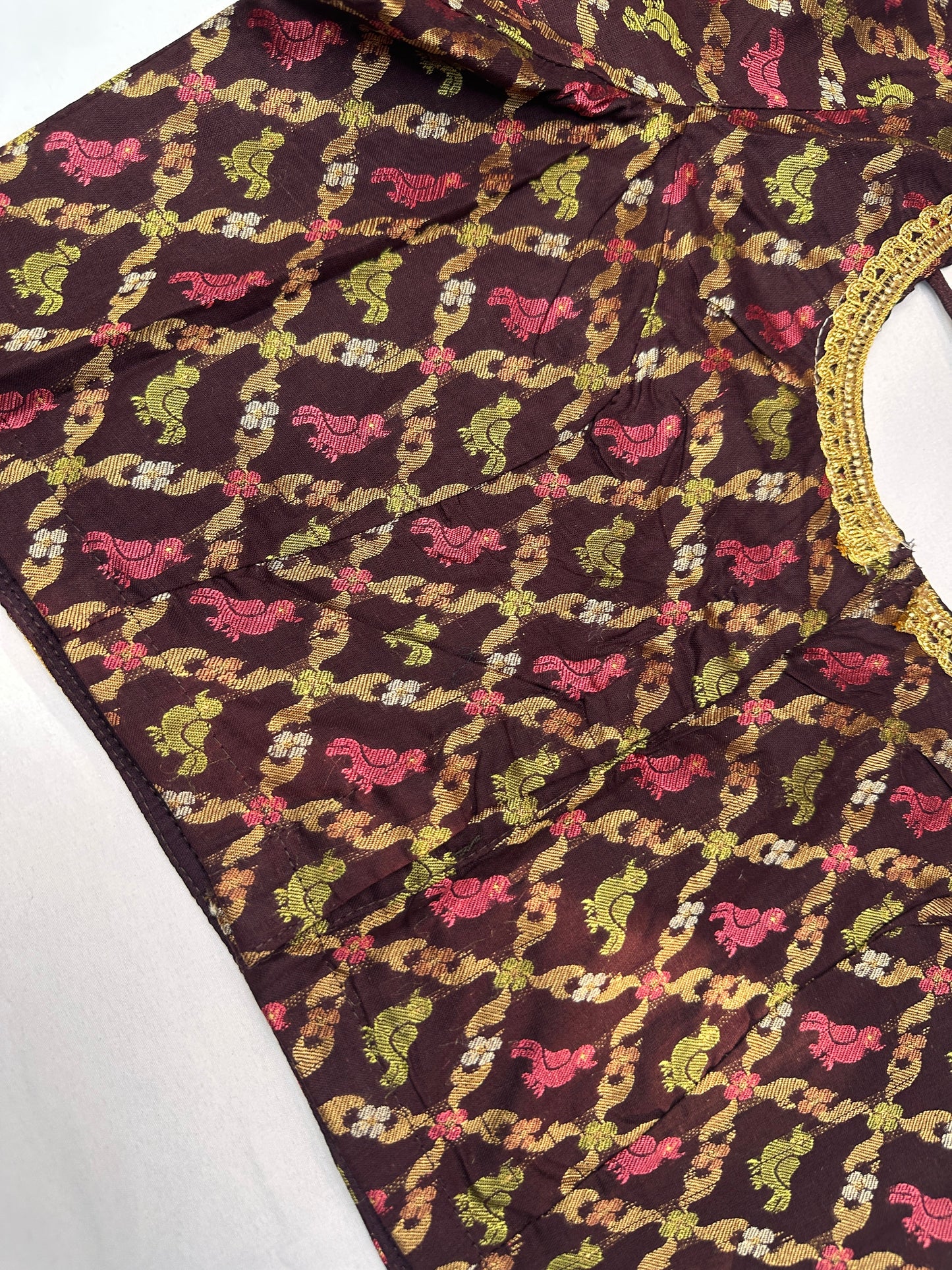 Brown Banarsi Blouse
