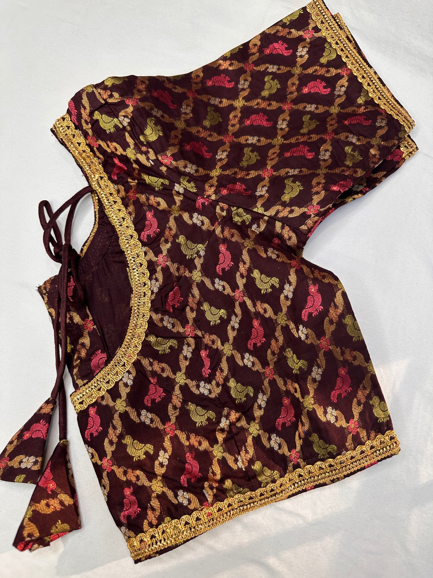 Brown Banarsi Blouse