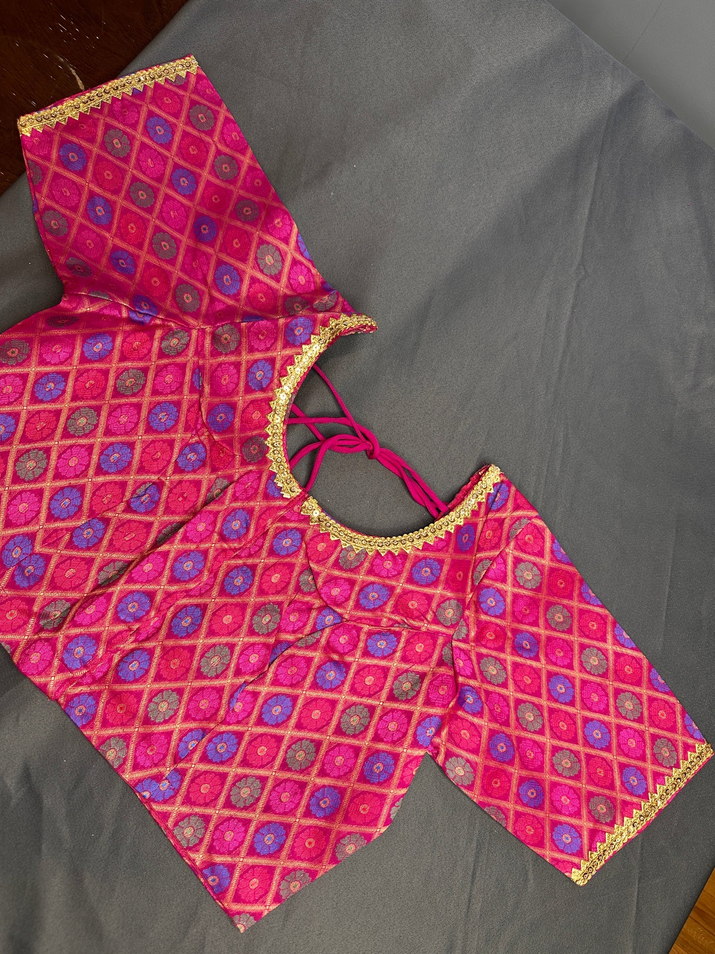 Pink Banarsi Blouse