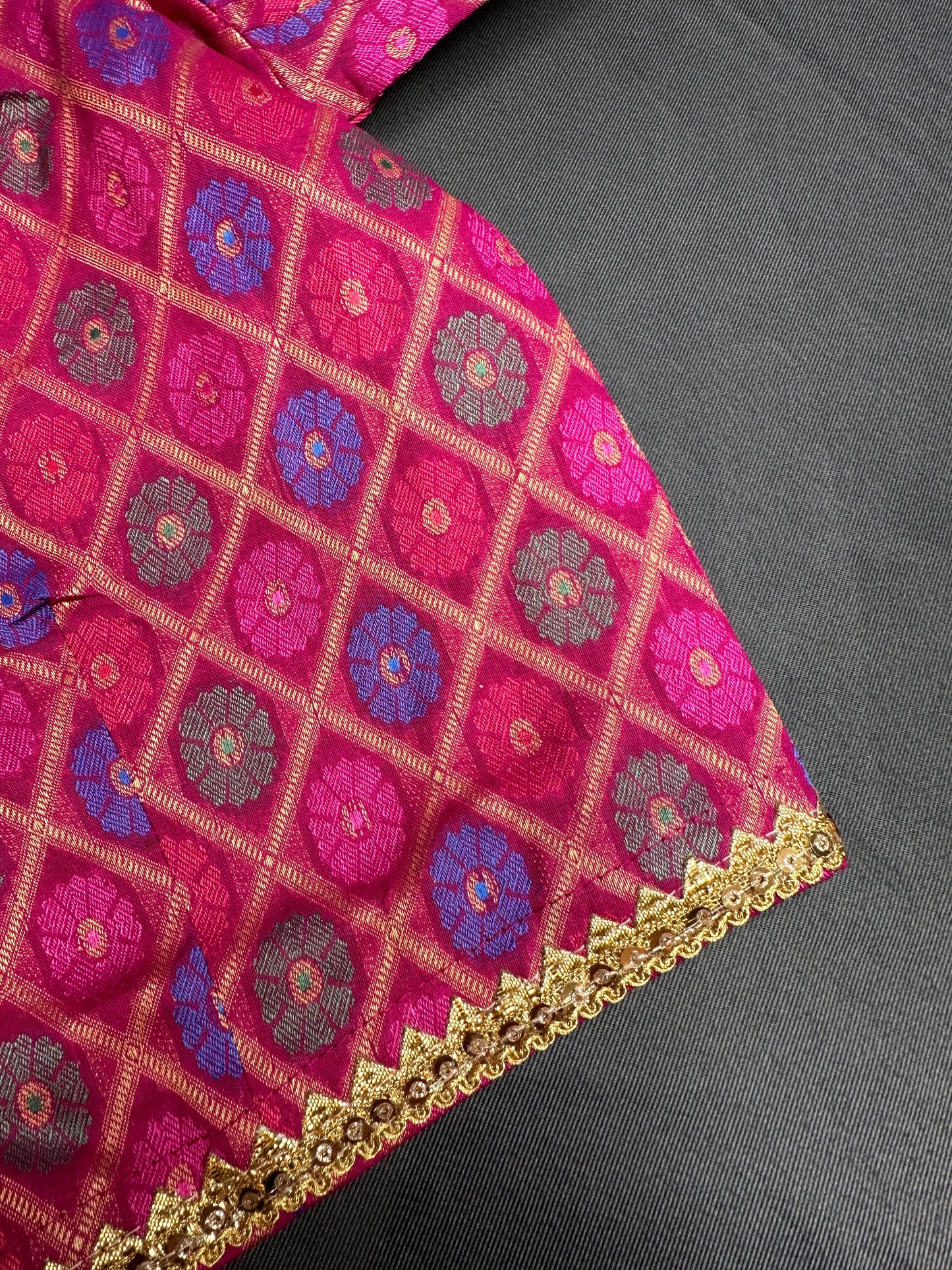 Pink Banarsi Blouse