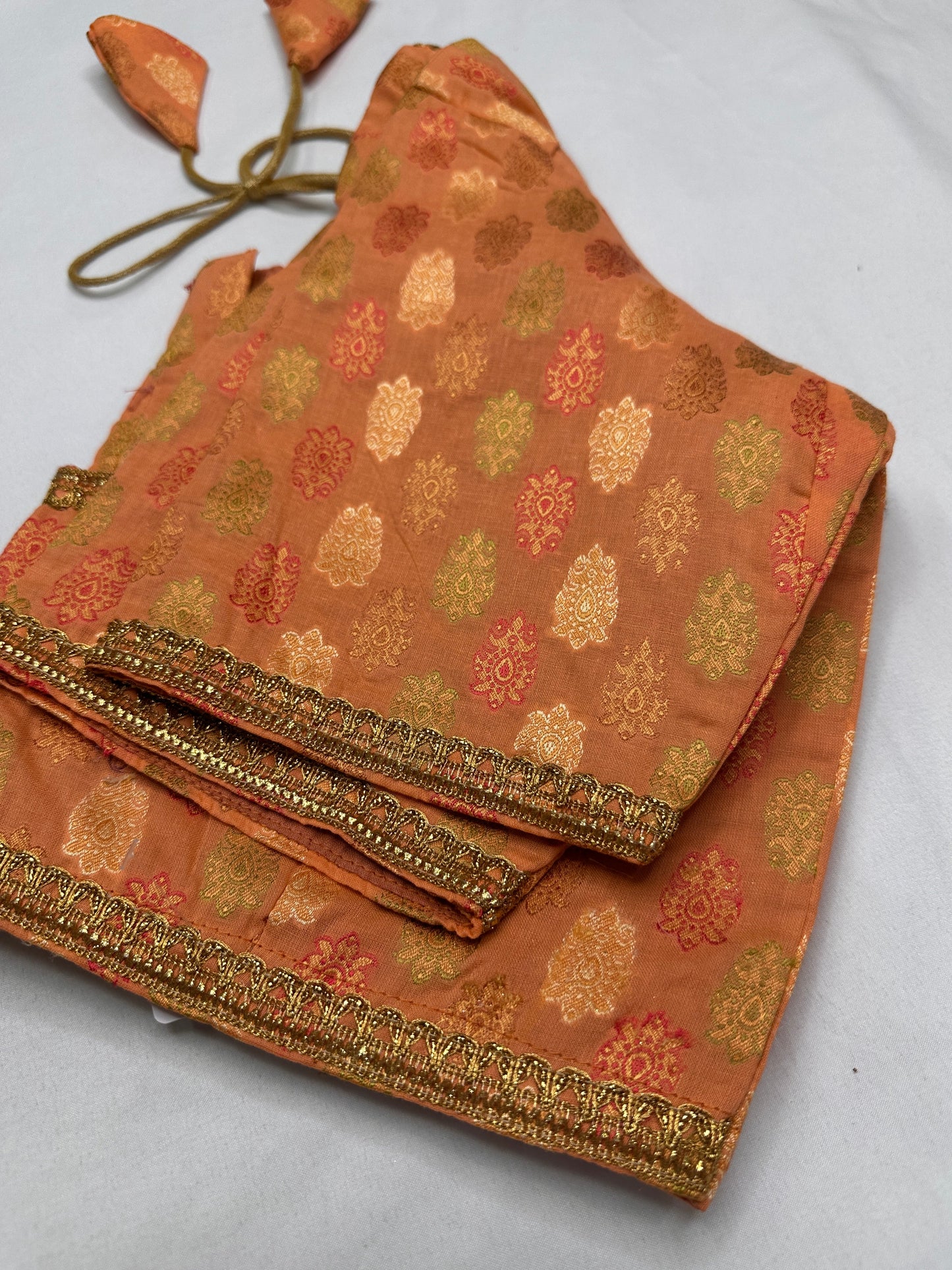 Peach Banarsi Blouse