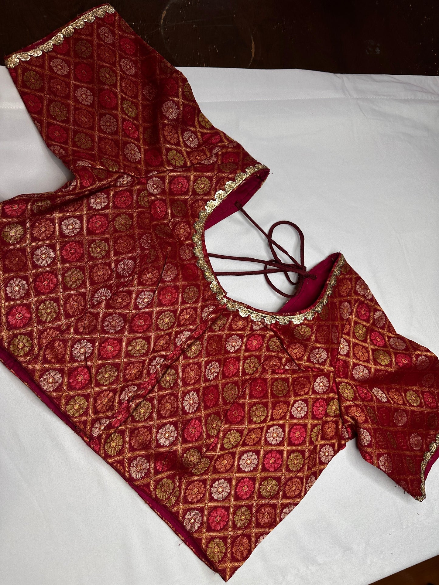 Banarsi Red Blouse