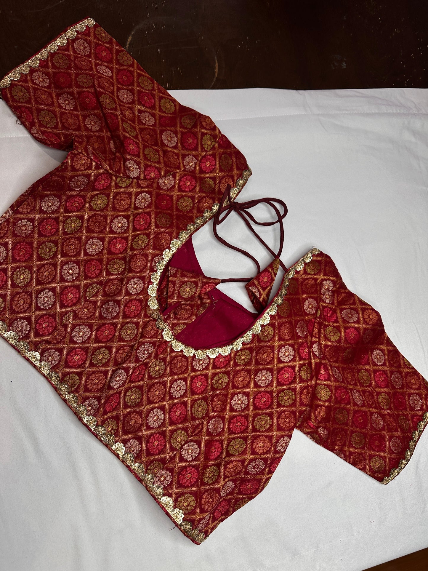 Banarsi Red Blouse