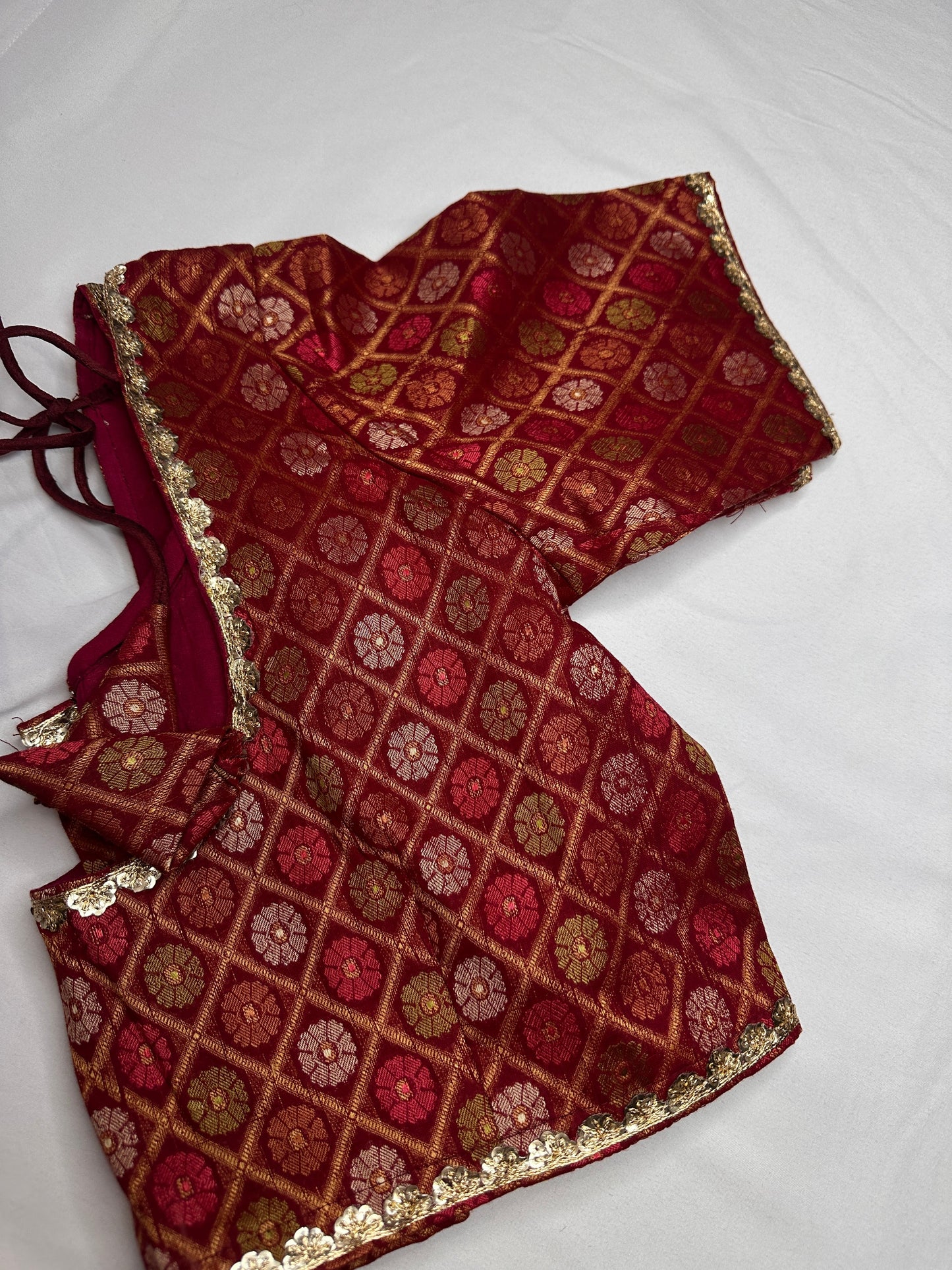 Banarsi Red Blouse