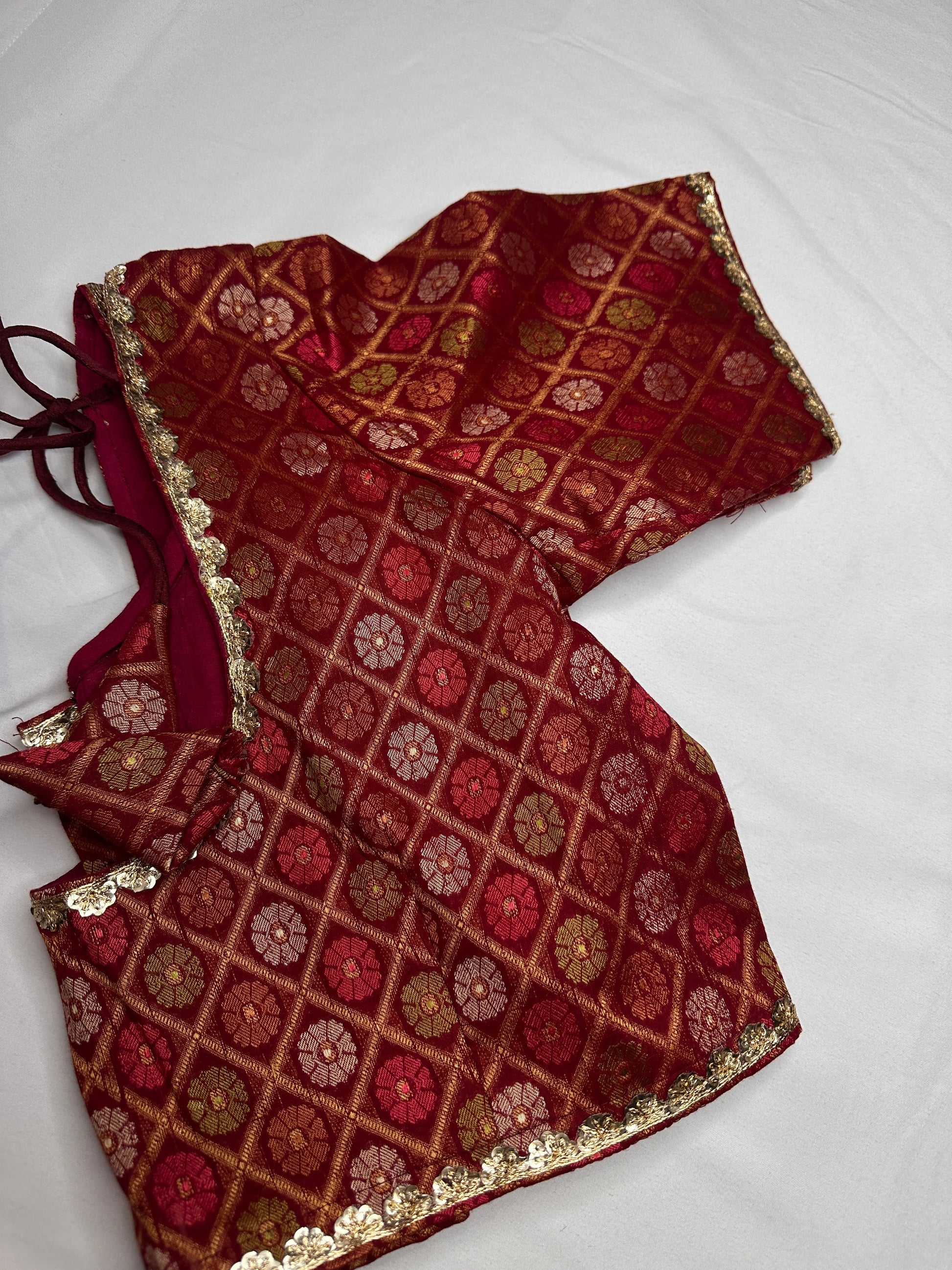 Banarsi Red Blouse