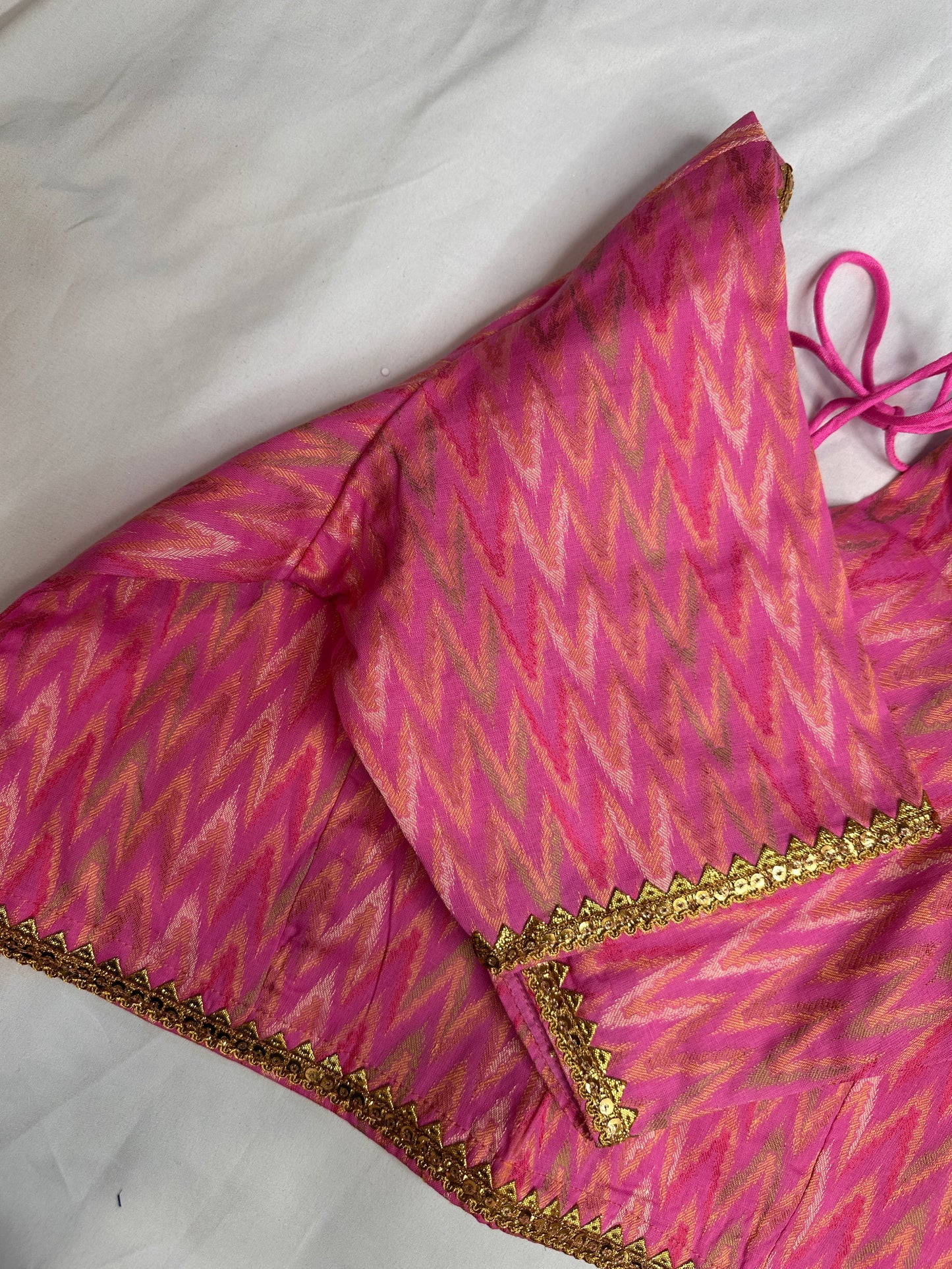 Pink Banarsi Blouse