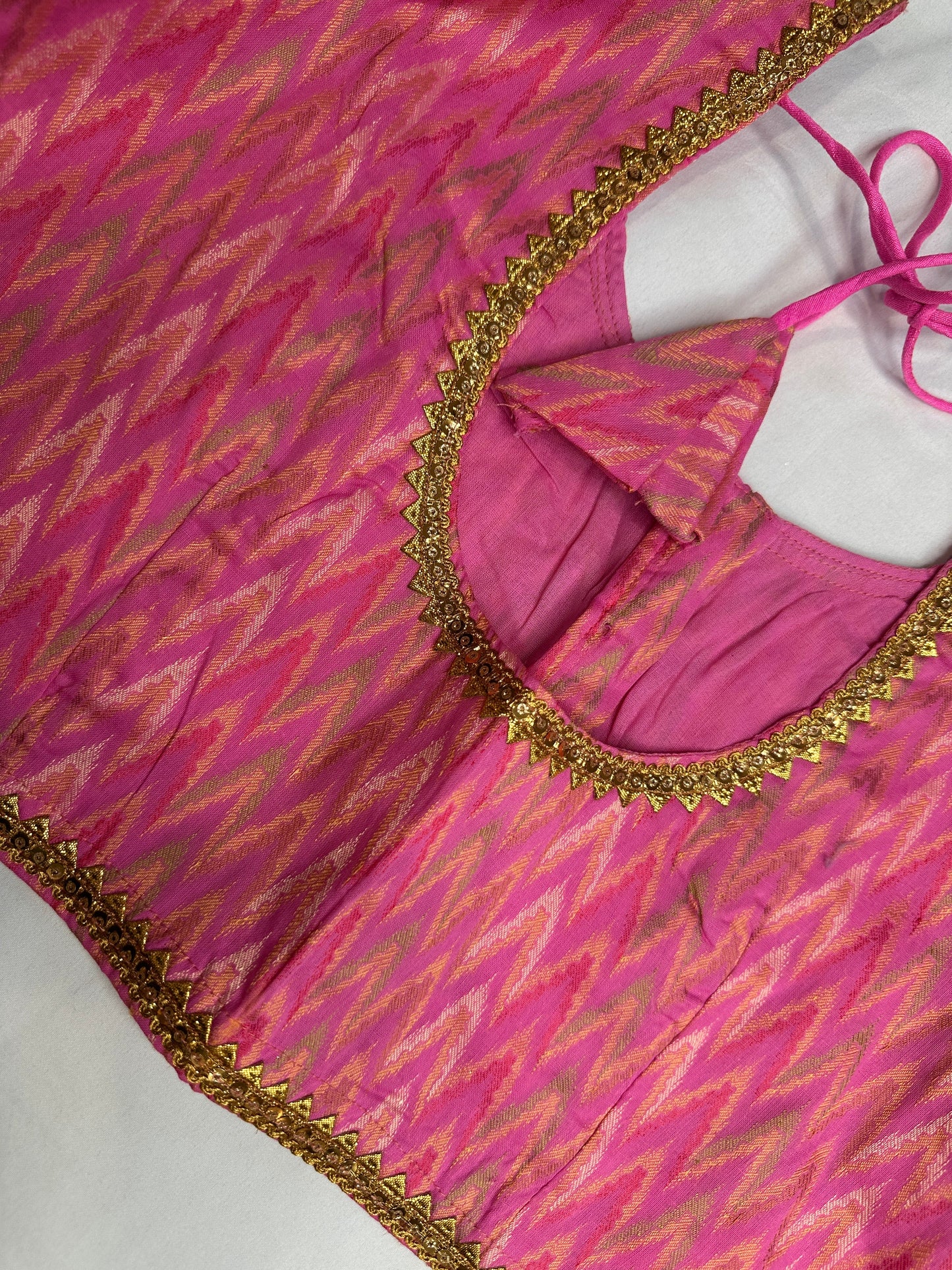 Pink Banarsi Blouse