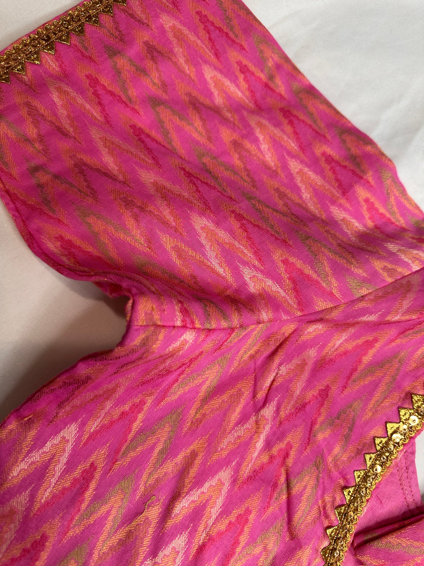 Pink Banarsi Blouse