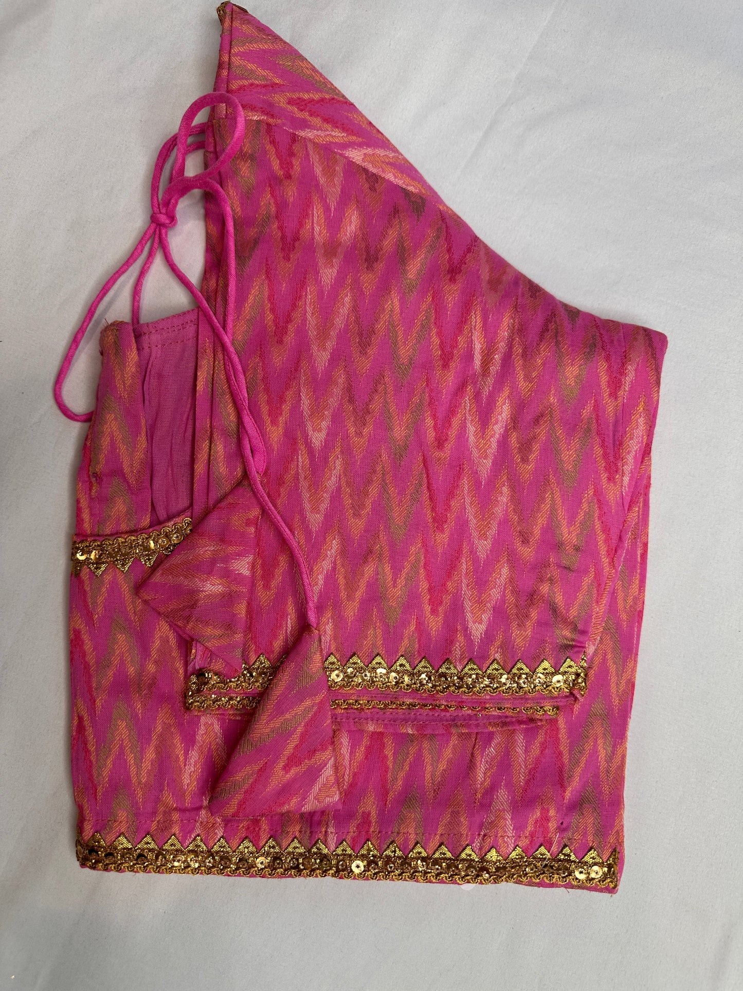 Pink Banarsi Blouse