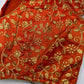 Orange Embroidery  Work Blouse