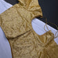 Embroidery Golden Blouse