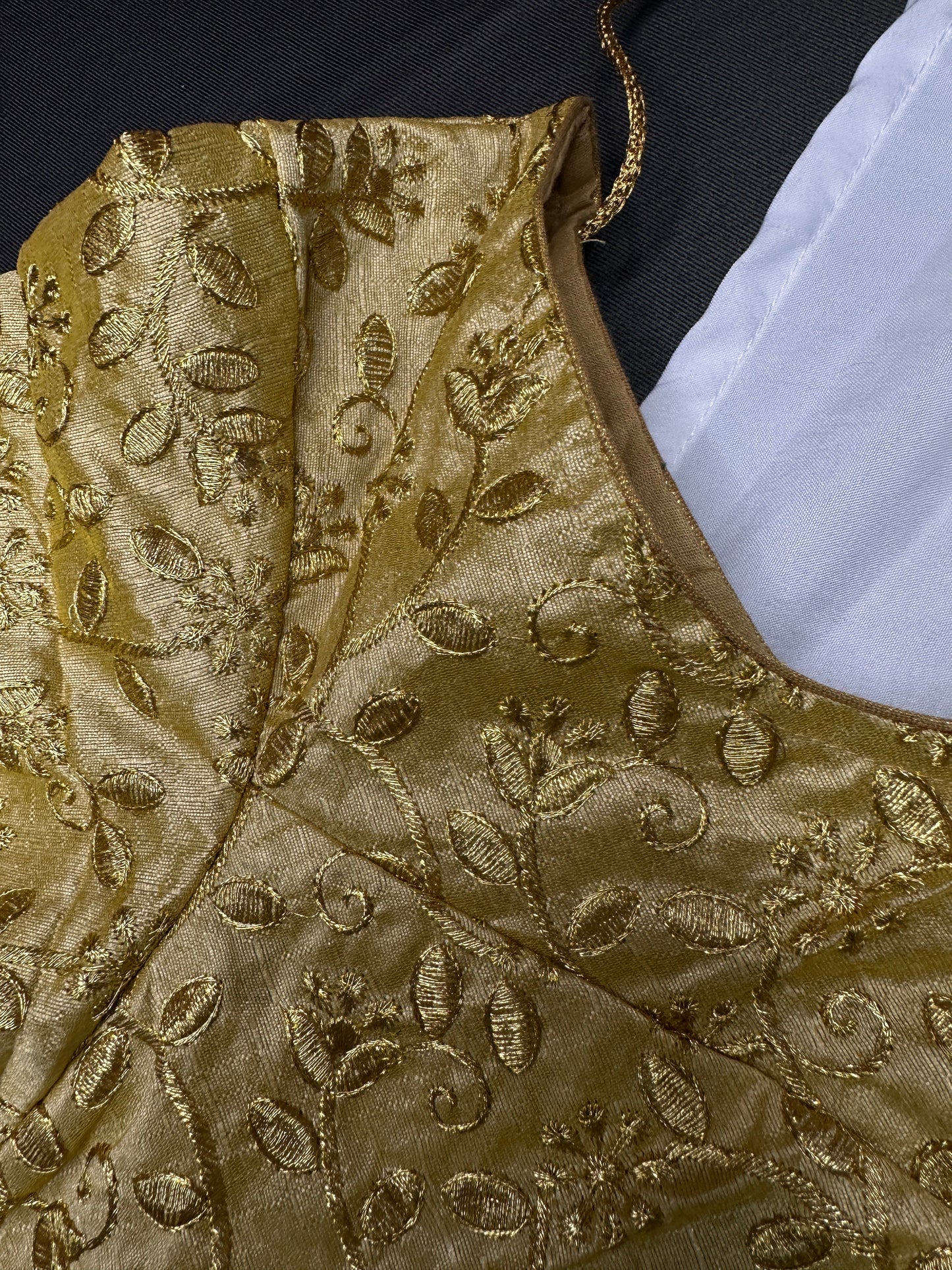 Embroidery Golden Blouse
