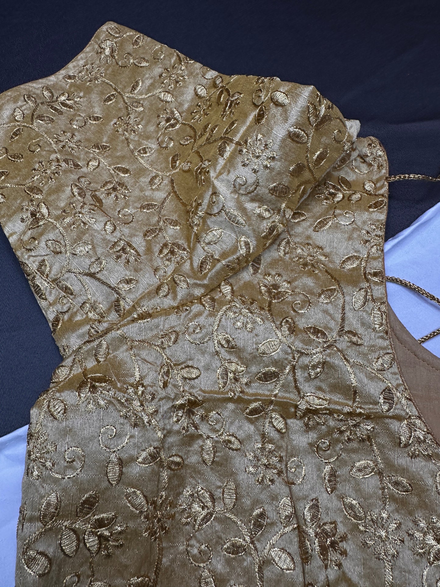 Embroidery Golden Blouse