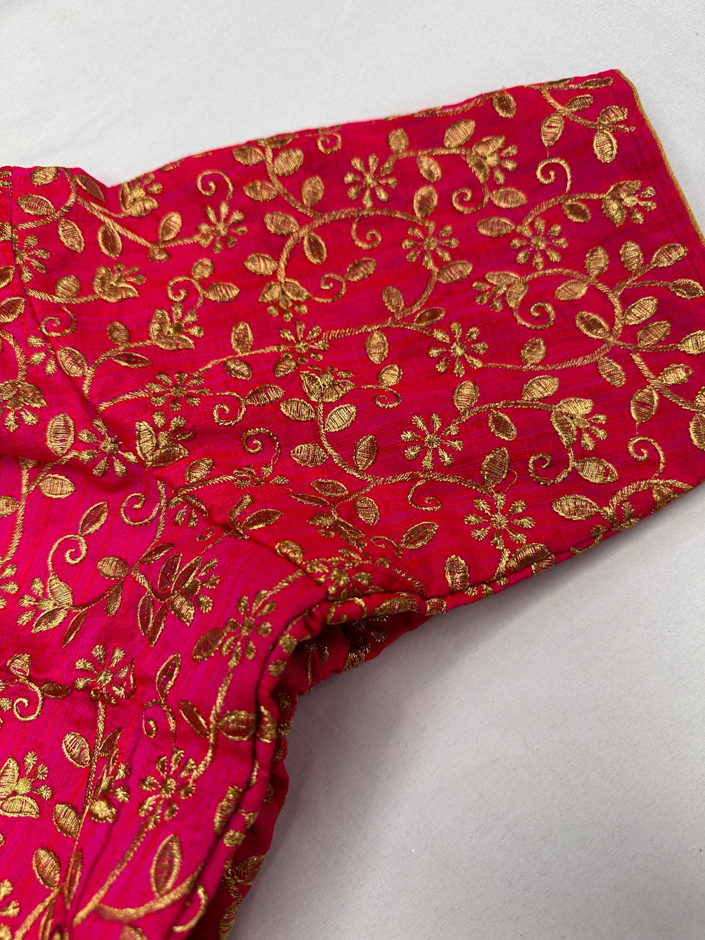 Pink Embroidery  Work Blouse