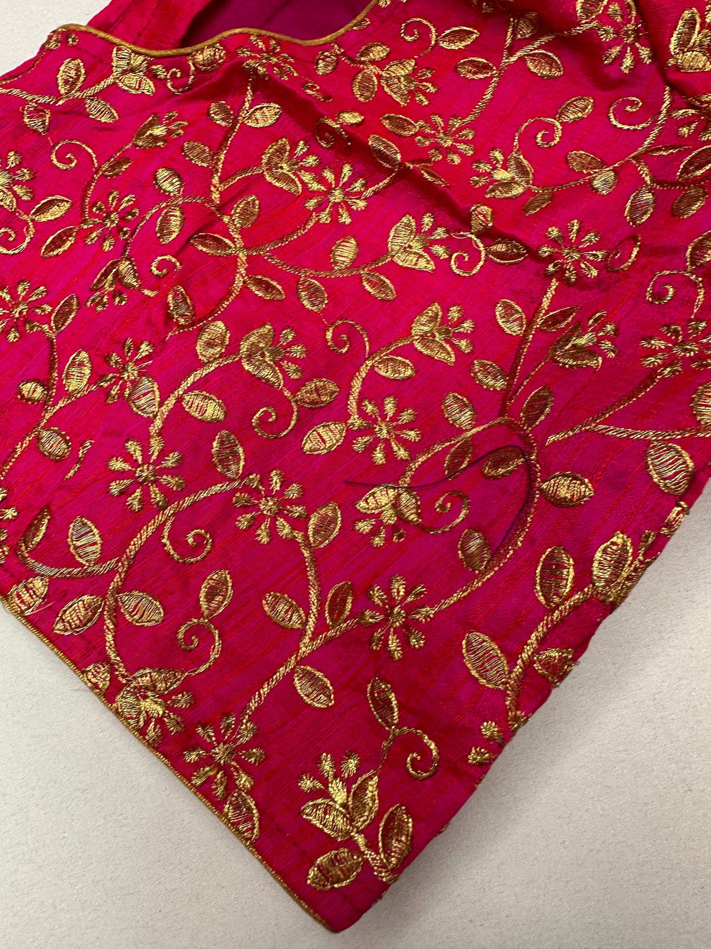 Pink Embroidery  Work Blouse