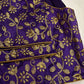 Purple Embroidery  Work Blouse