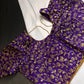 Purple Embroidery  Work Blouse