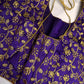 Purple Embroidery  Work Blouse