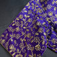 Purple Embroidery  Work Blouse