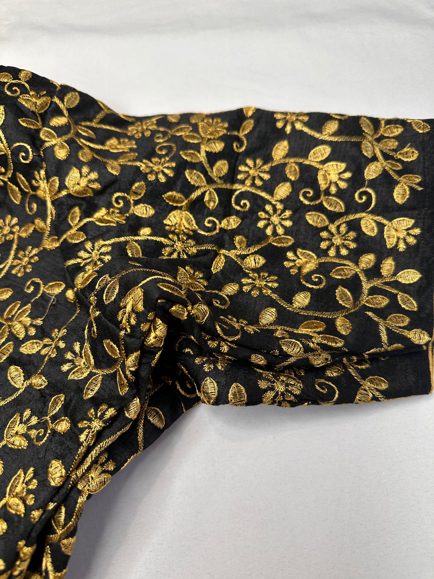 Black Embroidery  Work Blouse