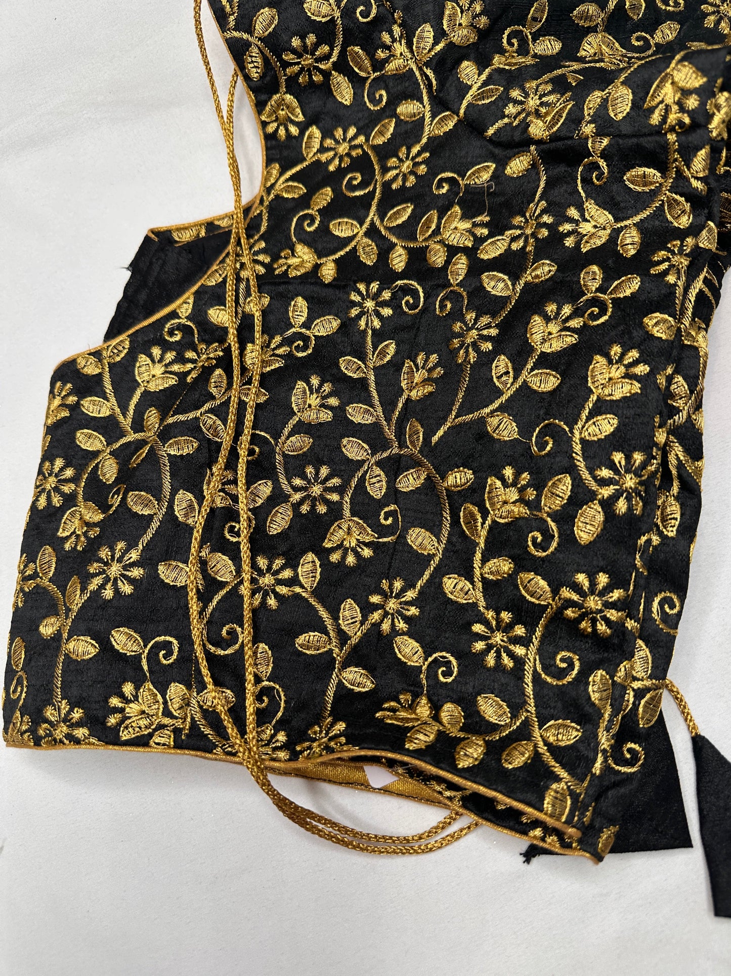 Black Embroidery  Work Blouse