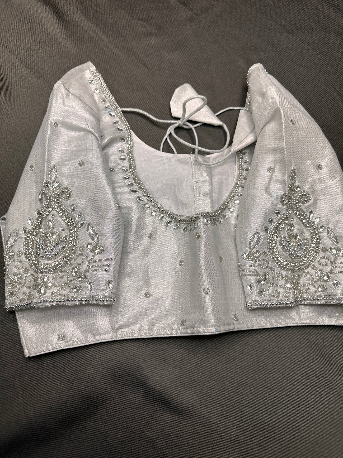 Silver Tissue Blouse