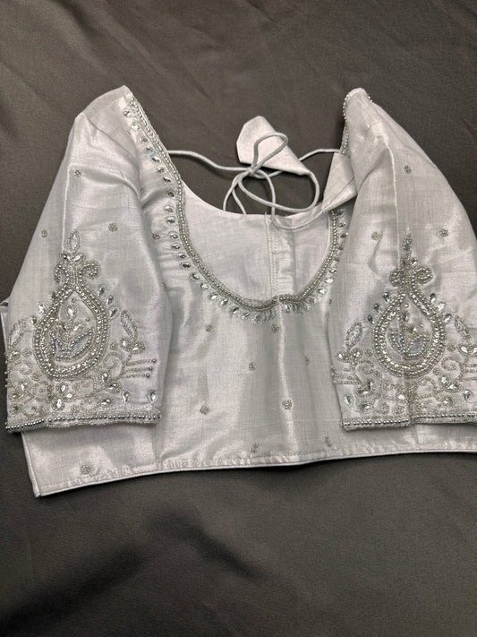 Silver Tissue Blouse
