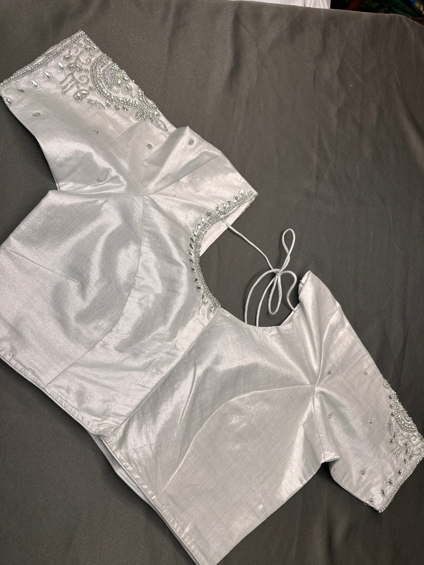 Silver Tissue Blouse