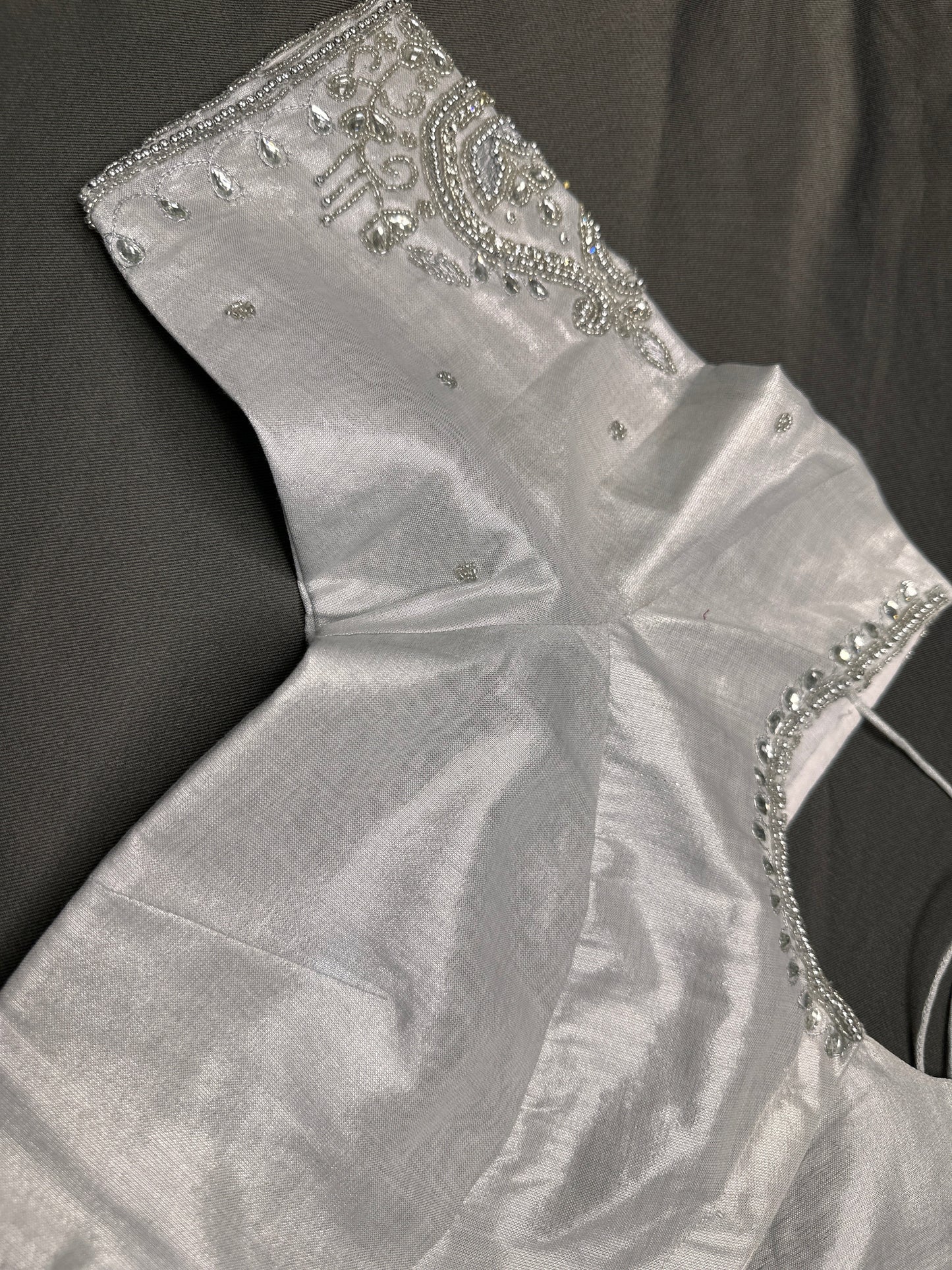 Silver Tissue Blouse