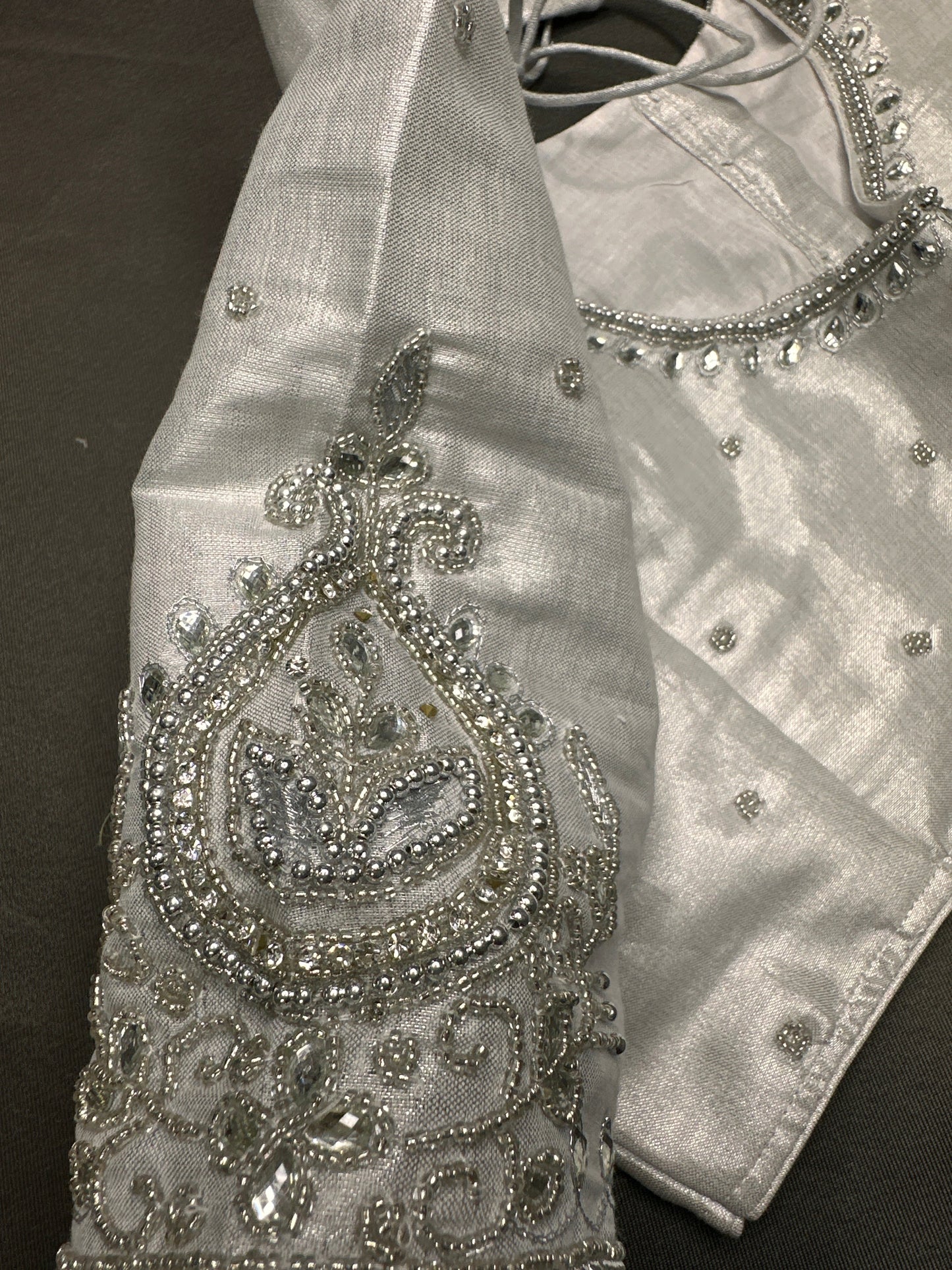 Silver Tissue Blouse