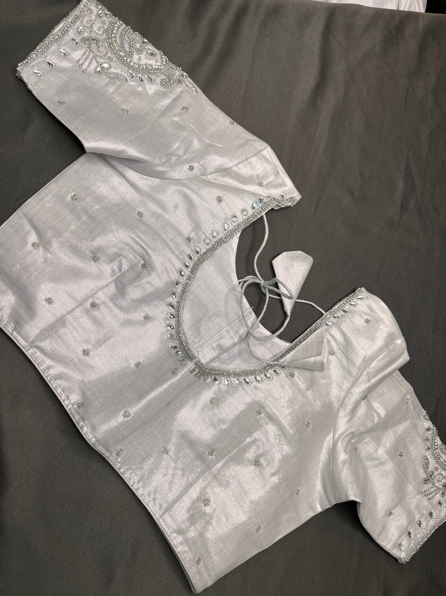 Silver Tissue Blouse