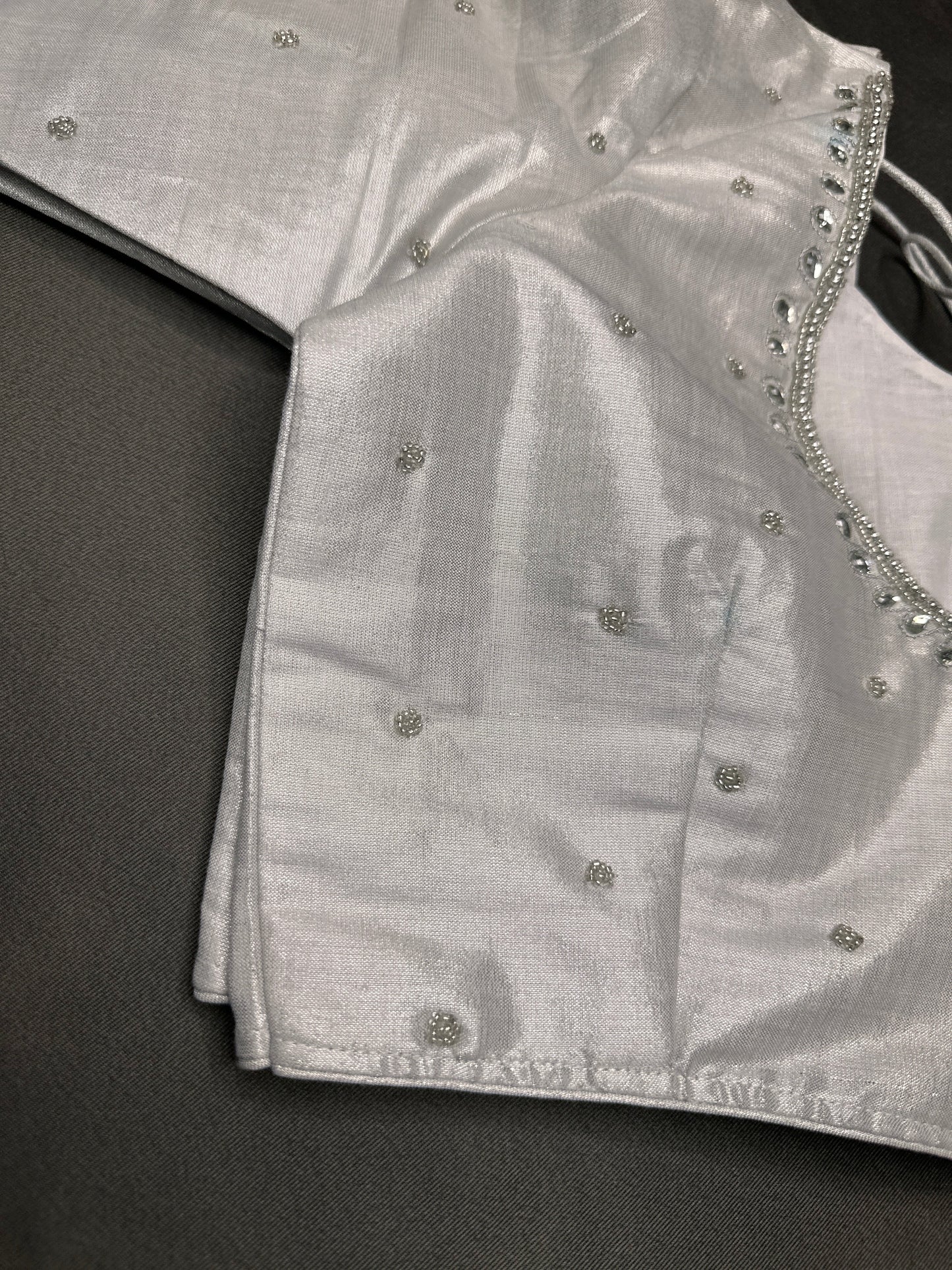 Silver Tissue Blouse