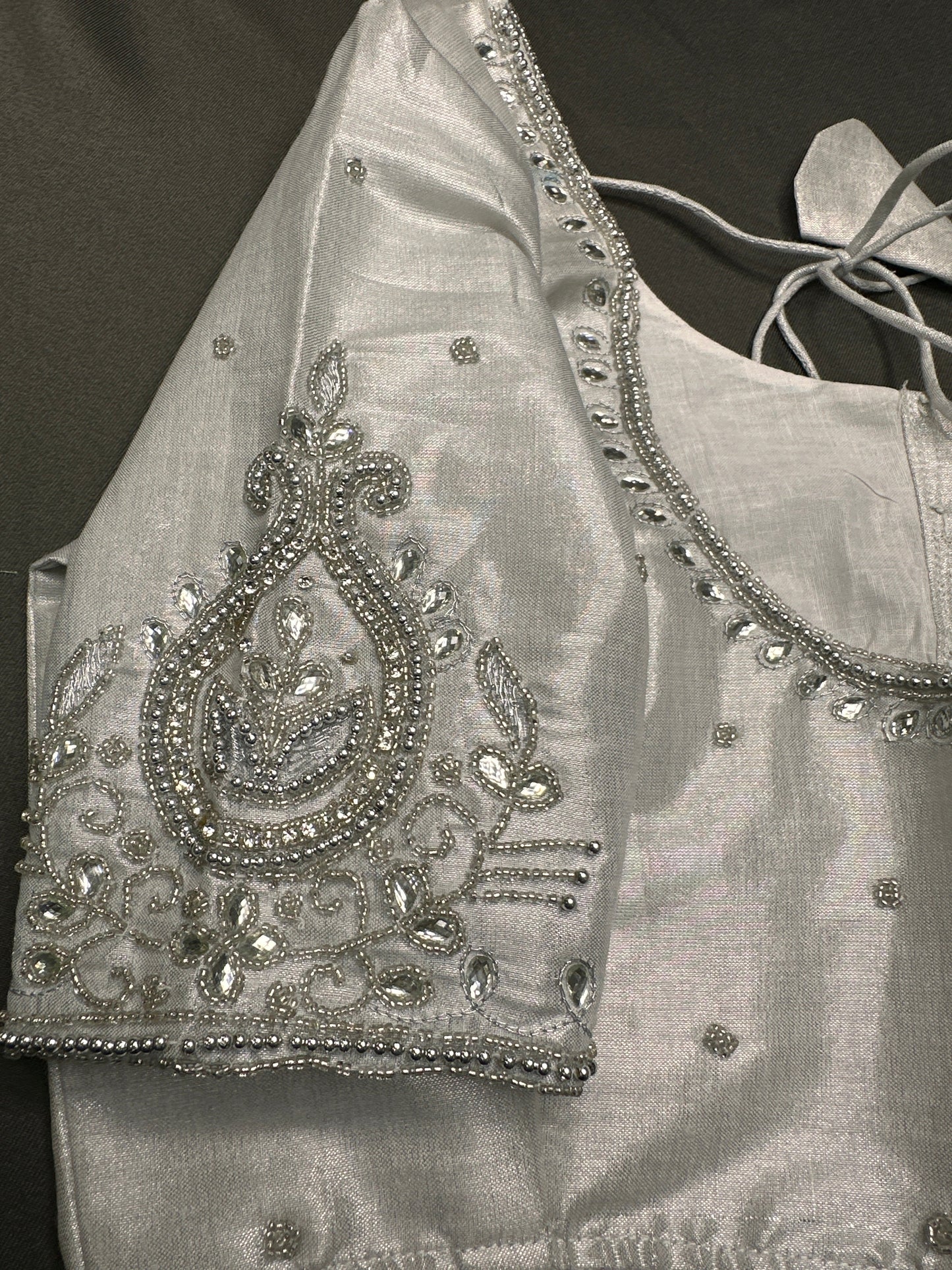 Silver Tissue Blouse
